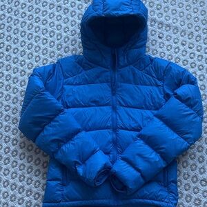 OUTDOOR VOICES Blue Puffer Jacket with Hood - XXS
